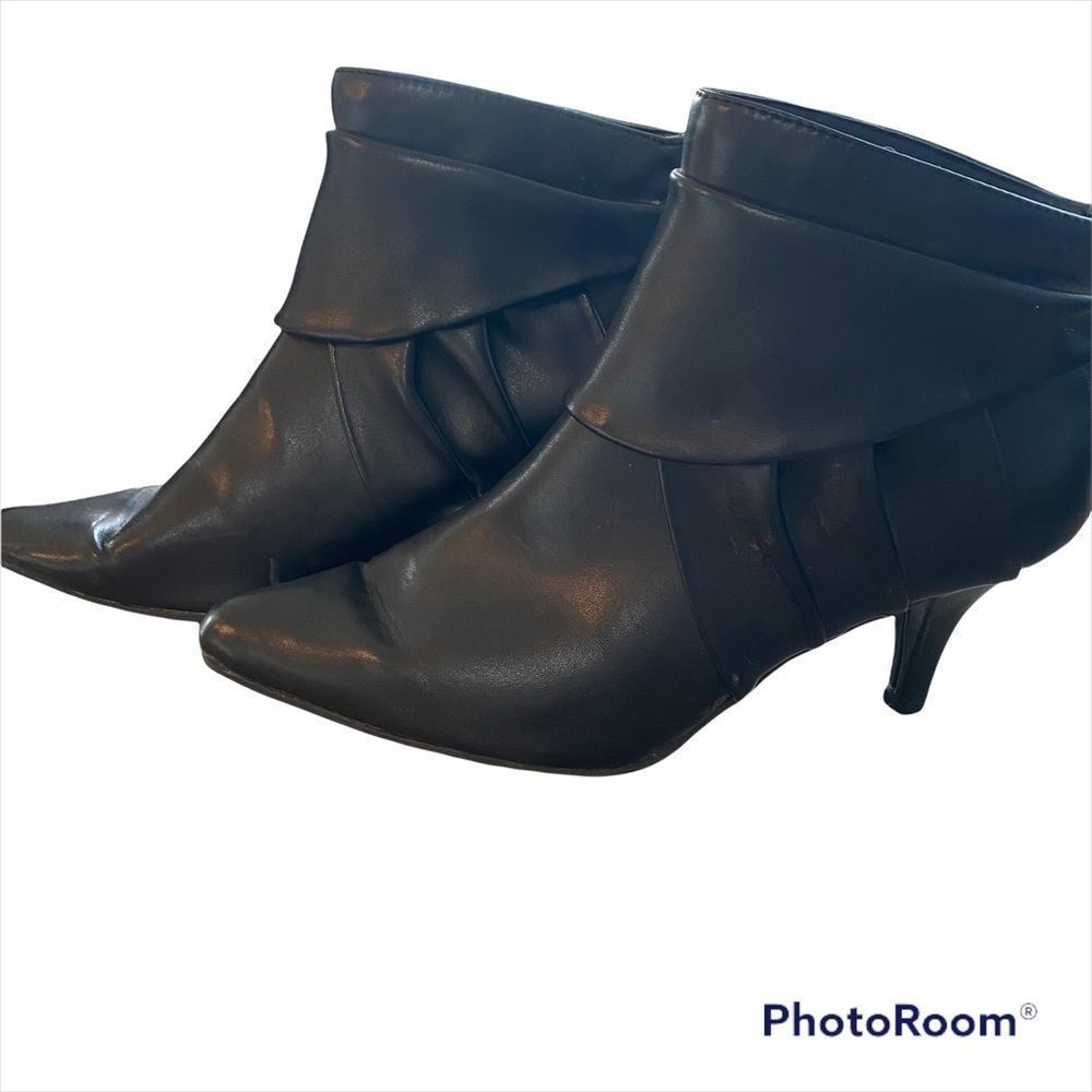 🩷2 For$14🩷 George Sleek Black Ankle Booties